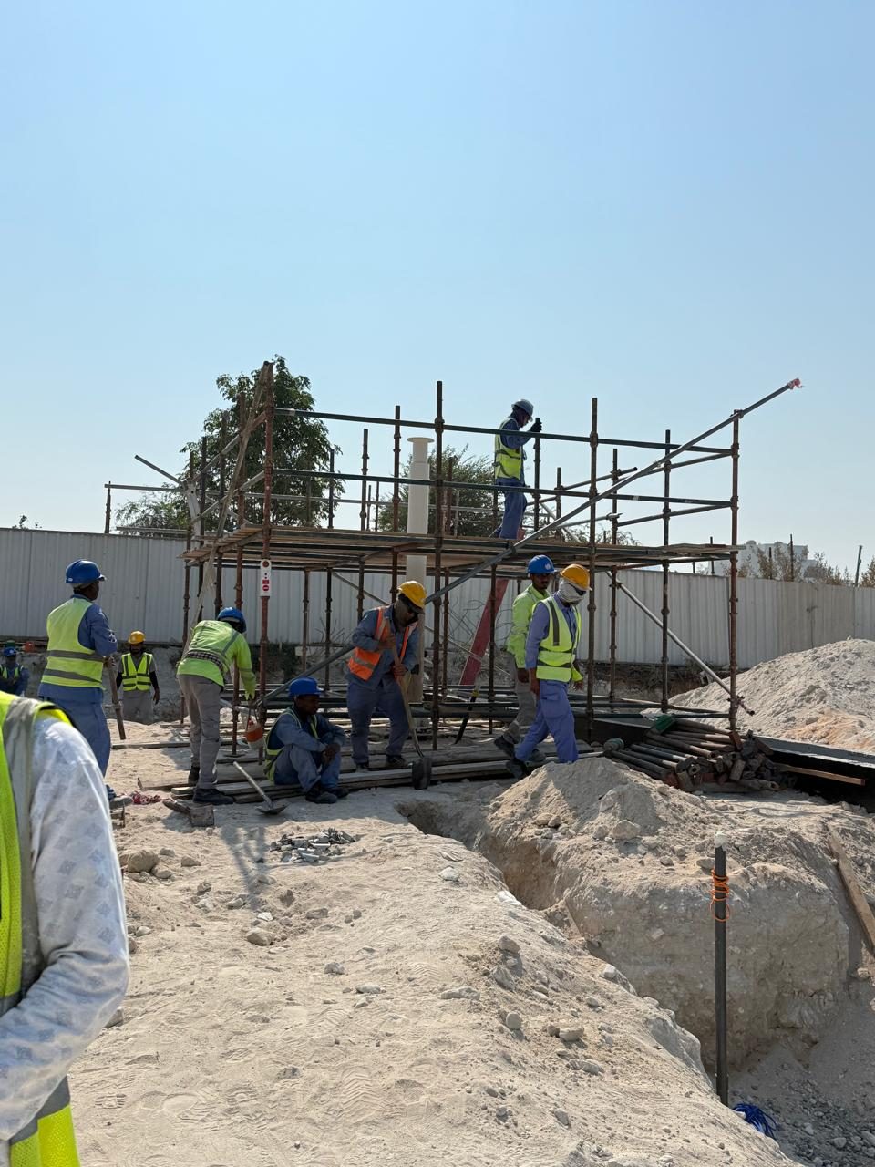 AL NIMRA site works in progress — photograph 6