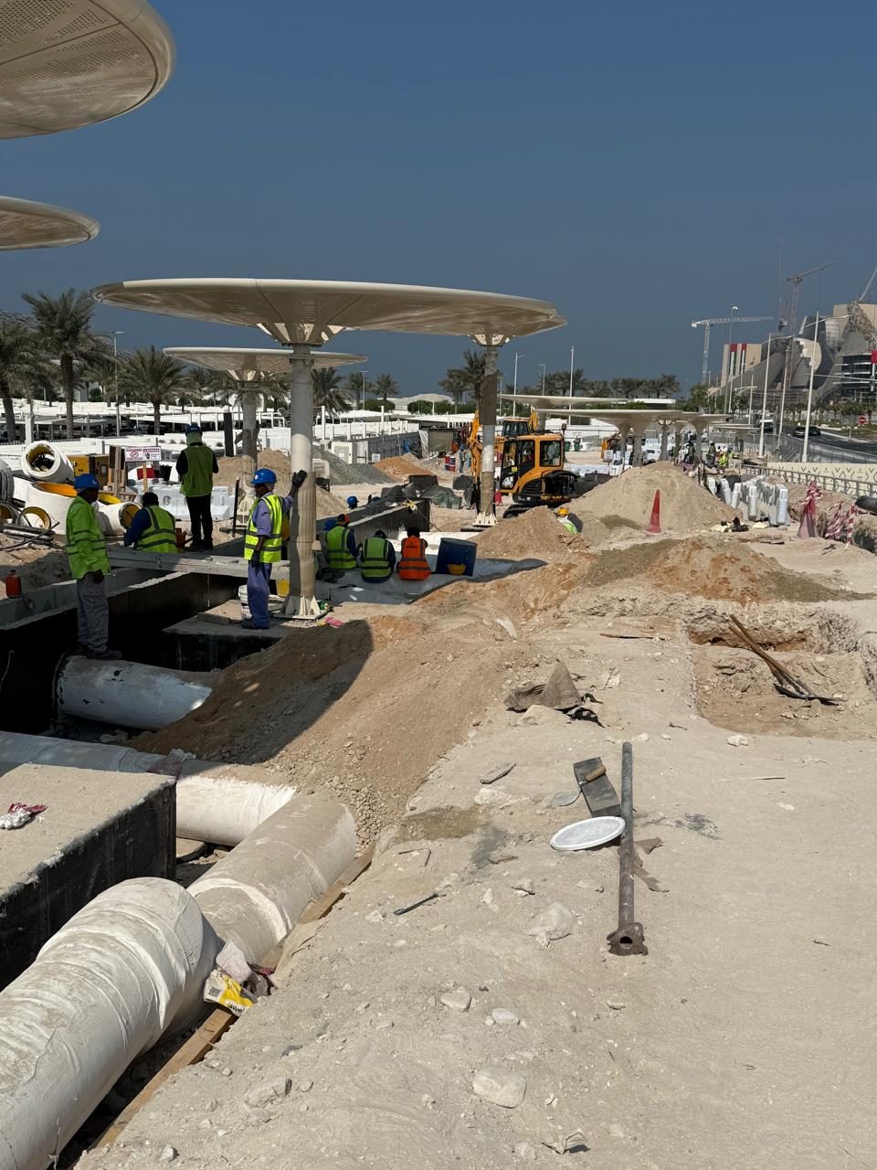 AL NIMRA site works in progress — photograph 13