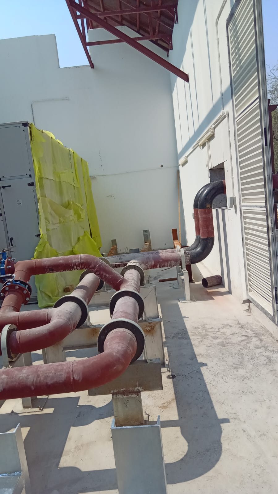 Chilled water pipework and cooling plant installed by AL NIMRA — photograph 3
