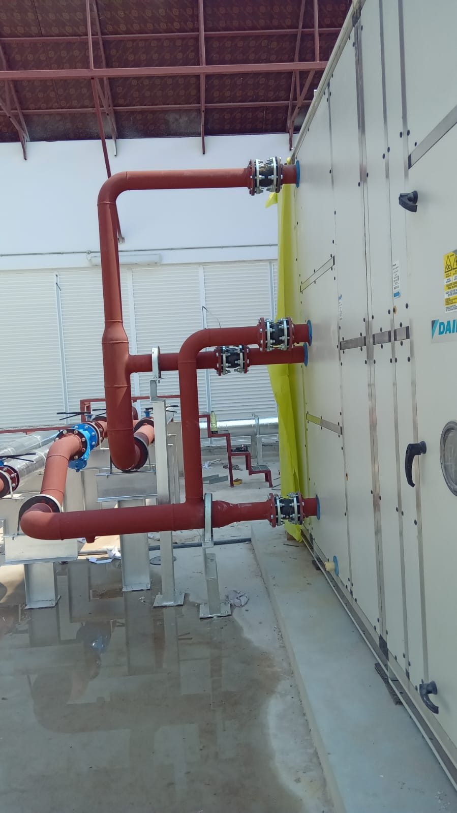 Chilled water pipework and cooling plant installed by AL NIMRA — photograph 21